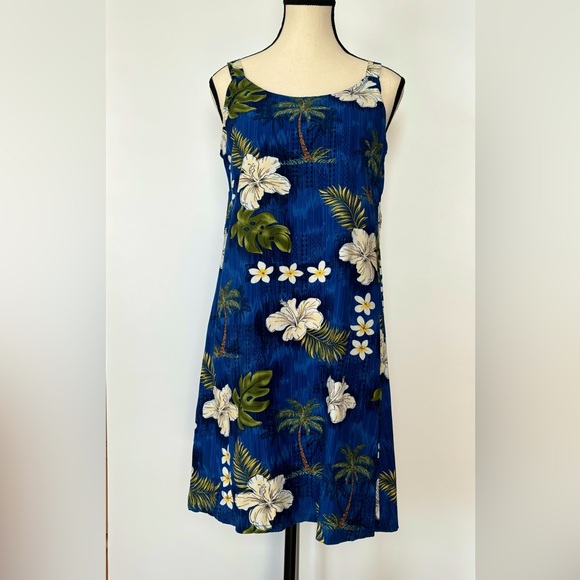 Bishop Street Dresses & Skirts - Bishop Street Tropical Hawaii‎ Print Rayon Tank Dress Small